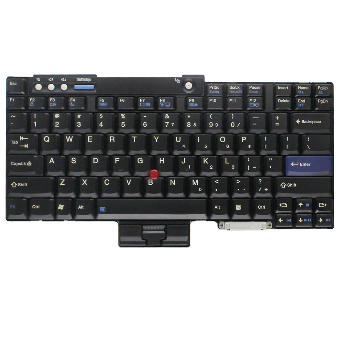Used original laptop keyboard for T60 T60P T61 R60E R61I Z60 T40 - Click Image to Close