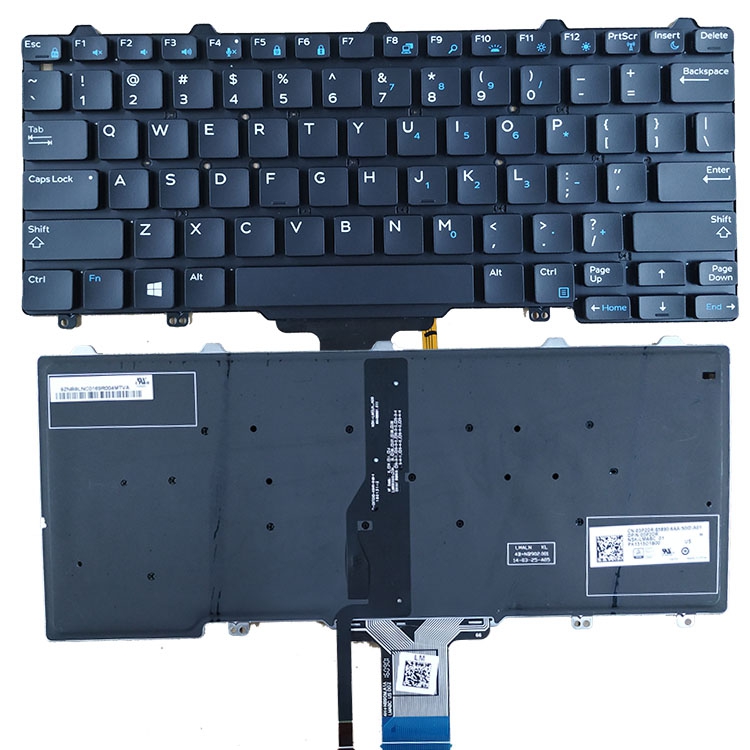 New original laptop keyboard for Dell E7250 E5250T E5250 E7270 E - Click Image to Close