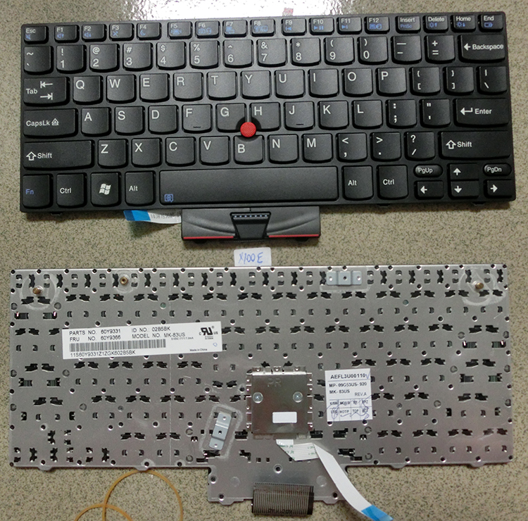 Used original laptop keyboard for IBM Thinkpad E10 E11 X120E x12 - Click Image to Close