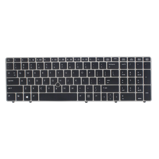 New Keyboard for HP Elitebook 8560P 8570P 8560B Laptop with Bla - Click Image to Close