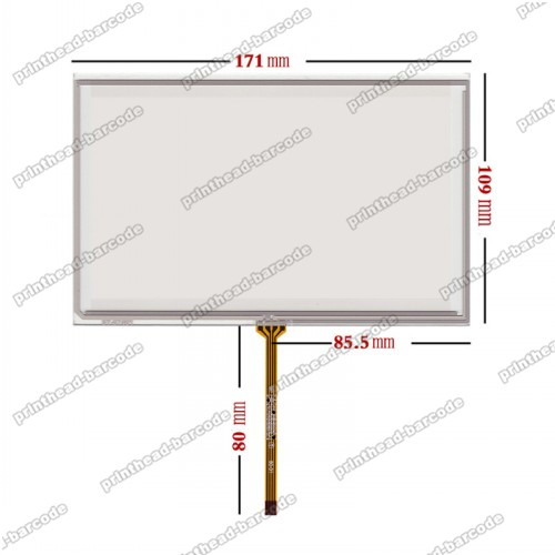 7.4 Inch Resistive Touch Screen For Car DVD 171*109mm Universal - Click Image to Close