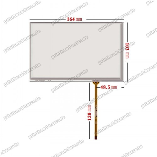 Generic 7 Inch Touch Screen for AT070TN83 V.1 164mm*103mm - Click Image to Close