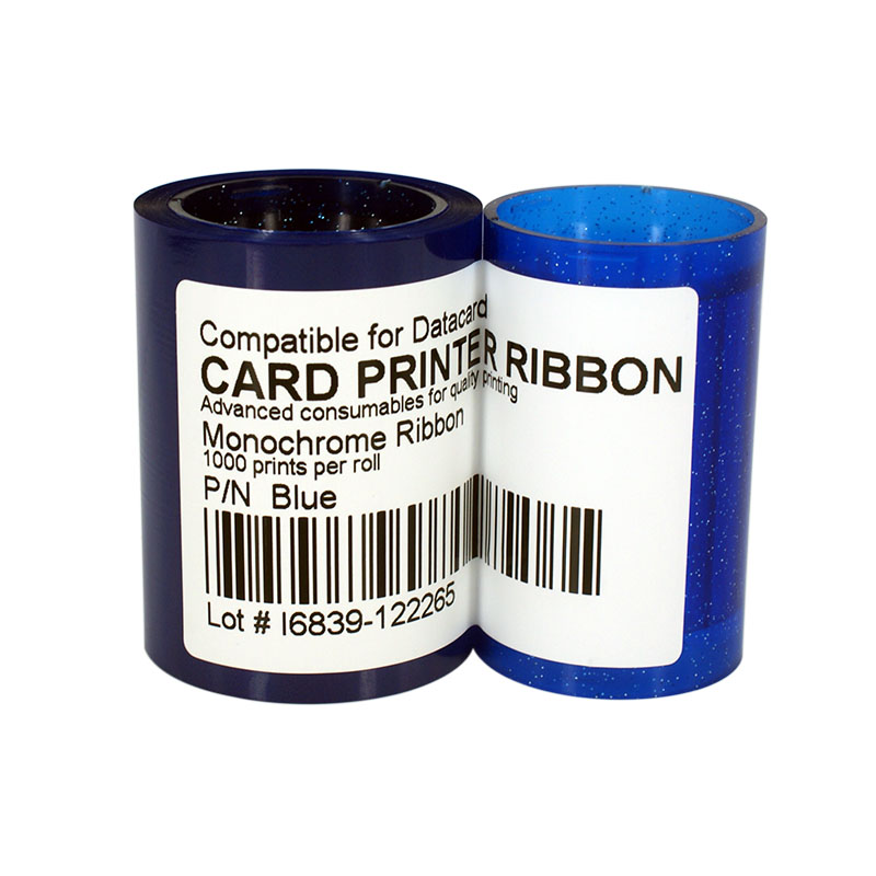 Printer Ribbon DC285B Blue Ribbon For Datacard Printer - Click Image to Close