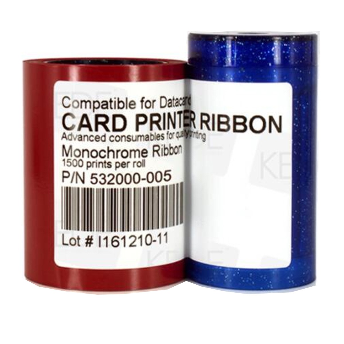 New compatible ribbon for Datacard 532000-005 552954-504 Red 150 - Click Image to Close