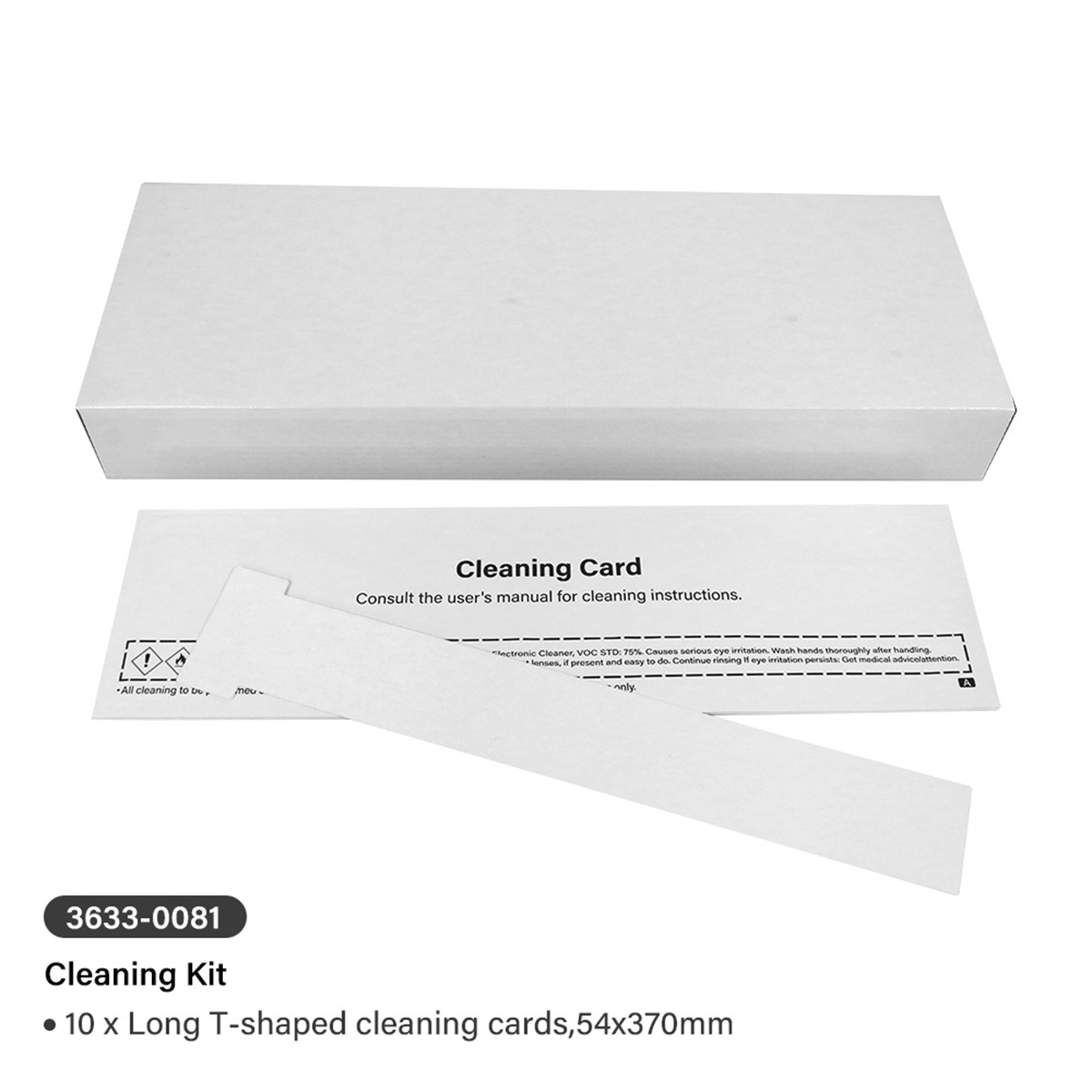 Magicard 3633-0081 10 Sheet Card printer clean 54x370mm MC200/MC - Click Image to Close
