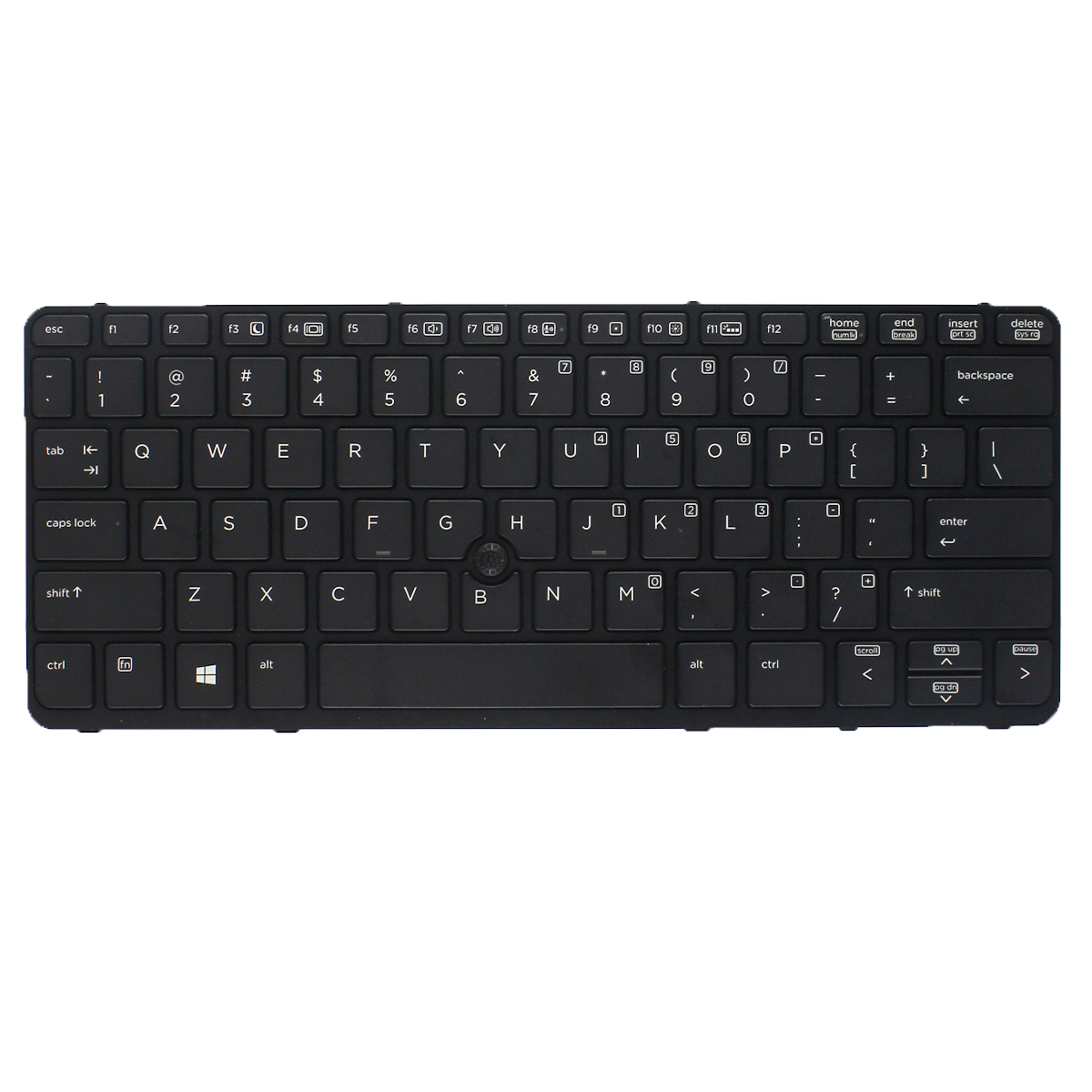 New Backlit Keyboard w/ Pointer for HP EliteBook 820 G1 820 G2 L - Click Image to Close