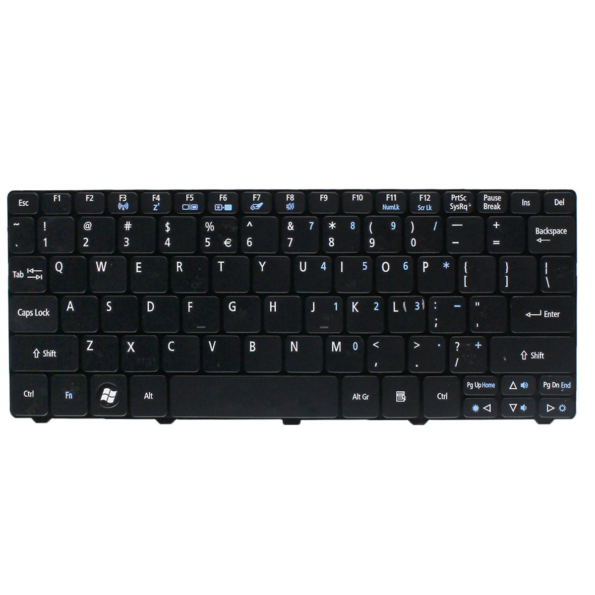 New original Acer Aspire One 532H NAV50 Black Netbook Keyboard - Click Image to Close