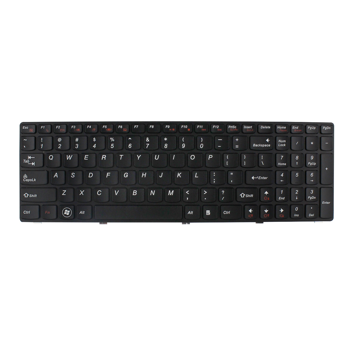 New Black Keyboard for Lenovo B570 B575 B590 Laptop - Click Image to Close