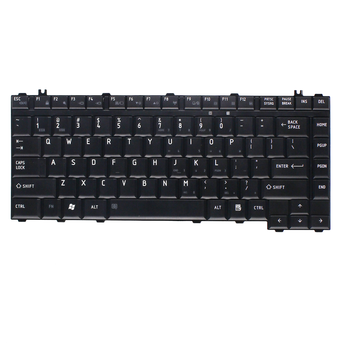 Black Keyboard for Toshiba Satellite L510 L511 L515 L522 L532 L5 - Click Image to Close