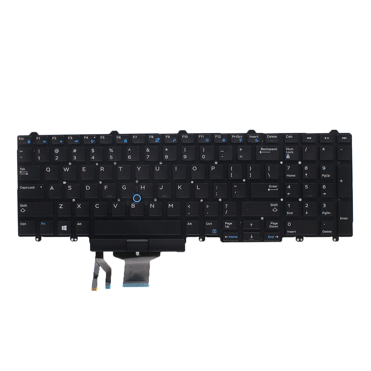 Backlit Keyboard For DELL Latitude 5550 5580 5590 5591 Laptop wi - Click Image to Close
