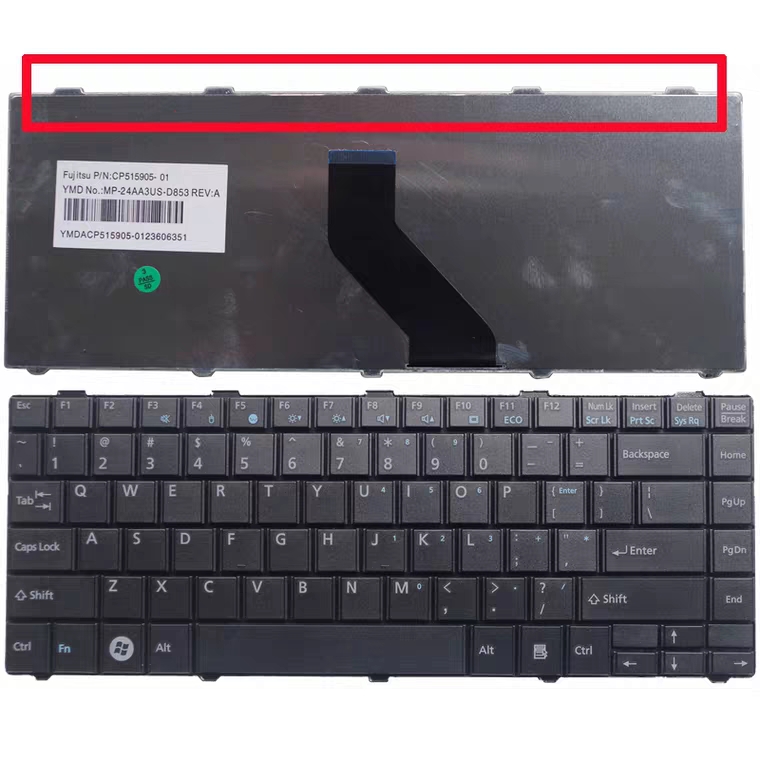New laptop keyboard for FUJITSU LH530 LH520 LH530V