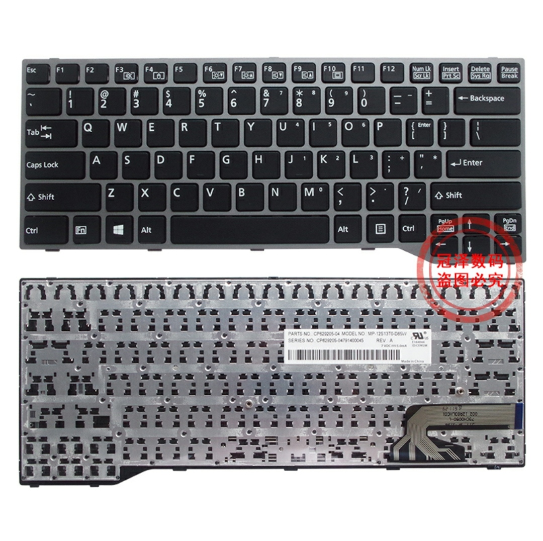 New laptop keyboard for Fujistu E734 E743 E544 E744 E733 US - Click Image to Close