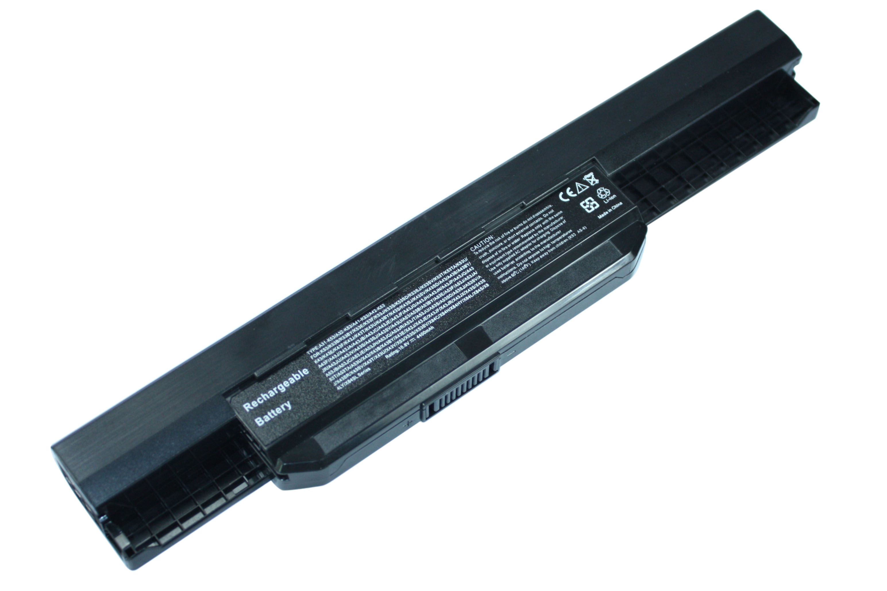 Rechargeable Laptop battery For Asus A43 A53 K43 K53 X43 X44 X53 - Click Image to Close