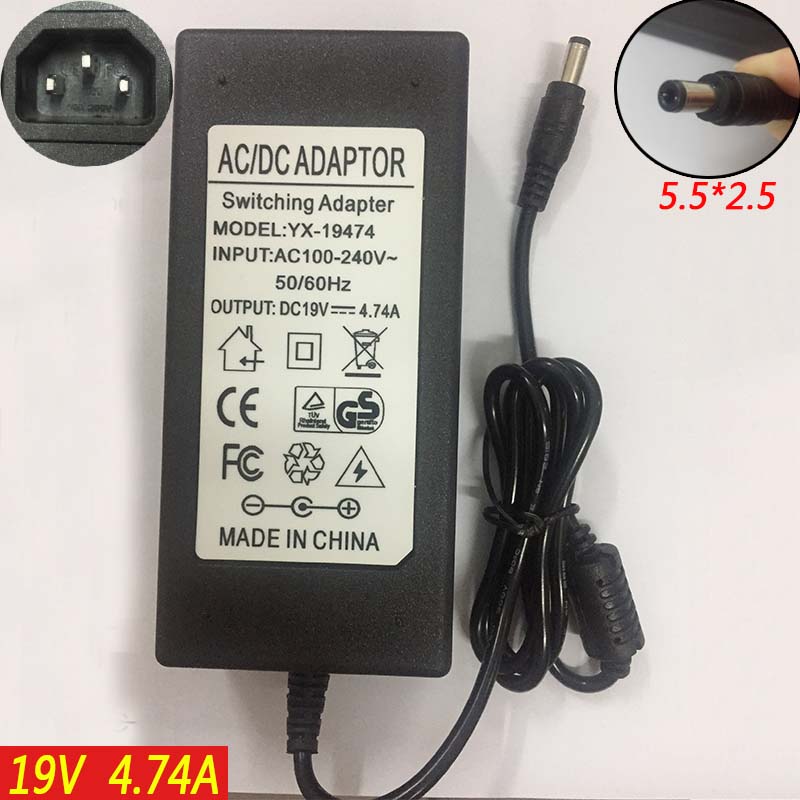 19V AC DC Adapter Charger for FSP090-DMBF1 LD-3255VX LD-3285VX L - Click Image to Close