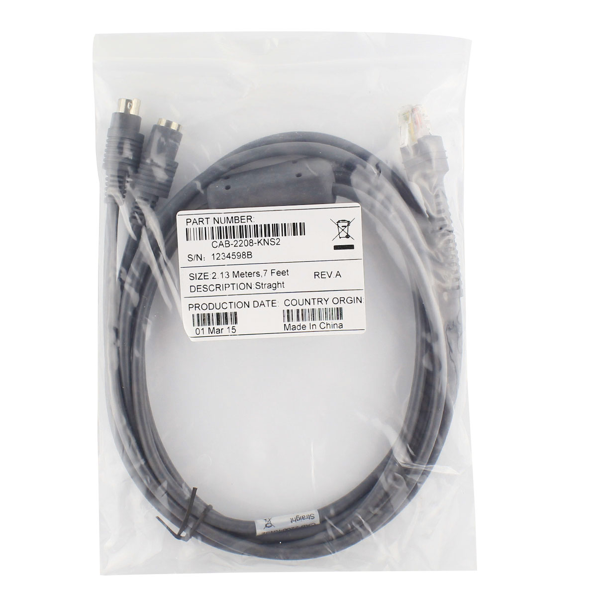 New compatible Barcode Scanner Cable for (ZA) LS2208 LS4208 DS67 - Click Image to Close