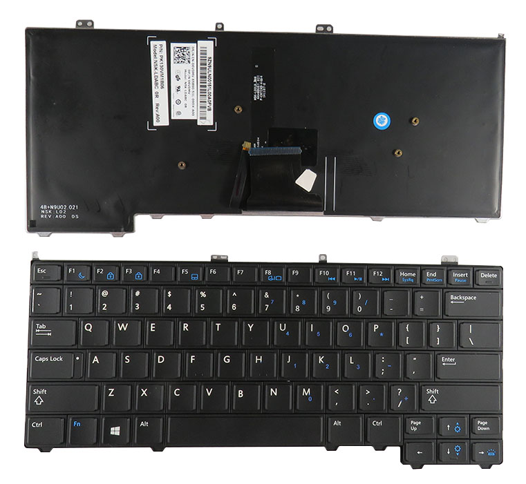 Compatible laptop keyboard for DELL Latitude E7440 E7420 E7240 E