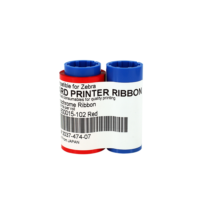 Compatible Color ribbon for Zebra 800015-102 Red 1000 sheet