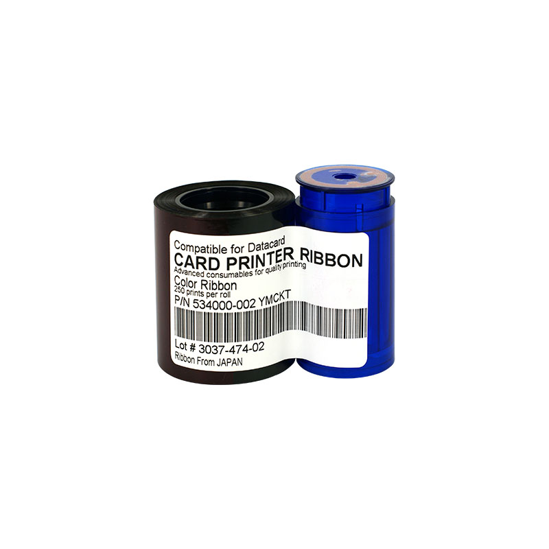 534000-002 YMCKT Color Compatible Ribbon for Datacard printer