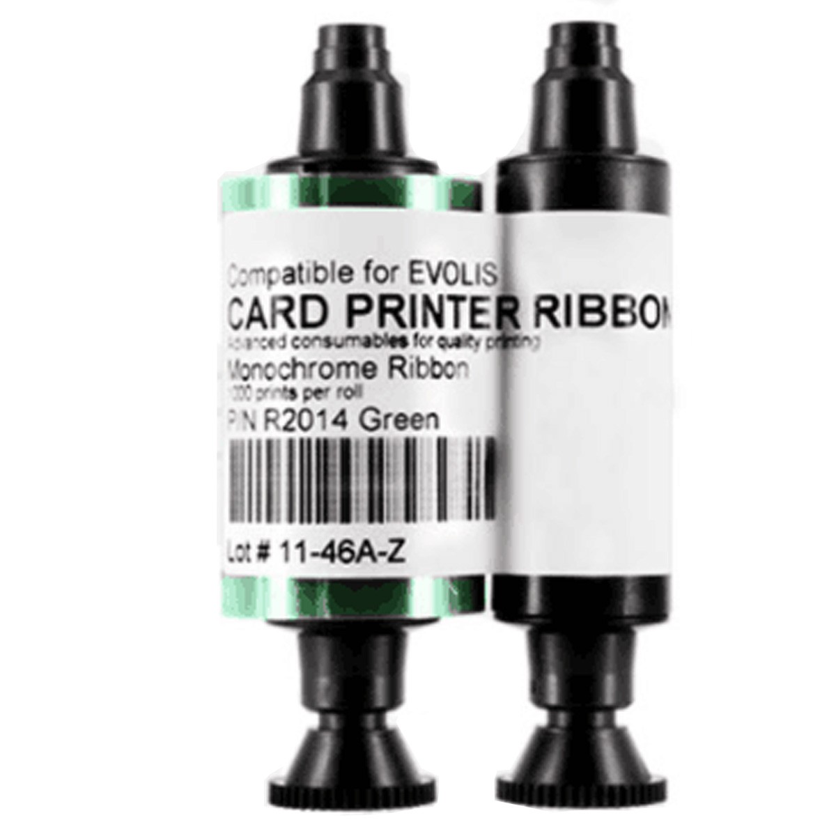 New compatible Ribbon for Evolis R2014 Green 1000 sheet New compatible Ribbon for Evolis R2014 Green 1000 sheet
