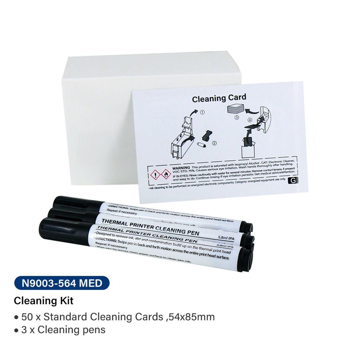 Magicard N9003-564 MED 50 sheet CR80 54x85mm Card printer clean