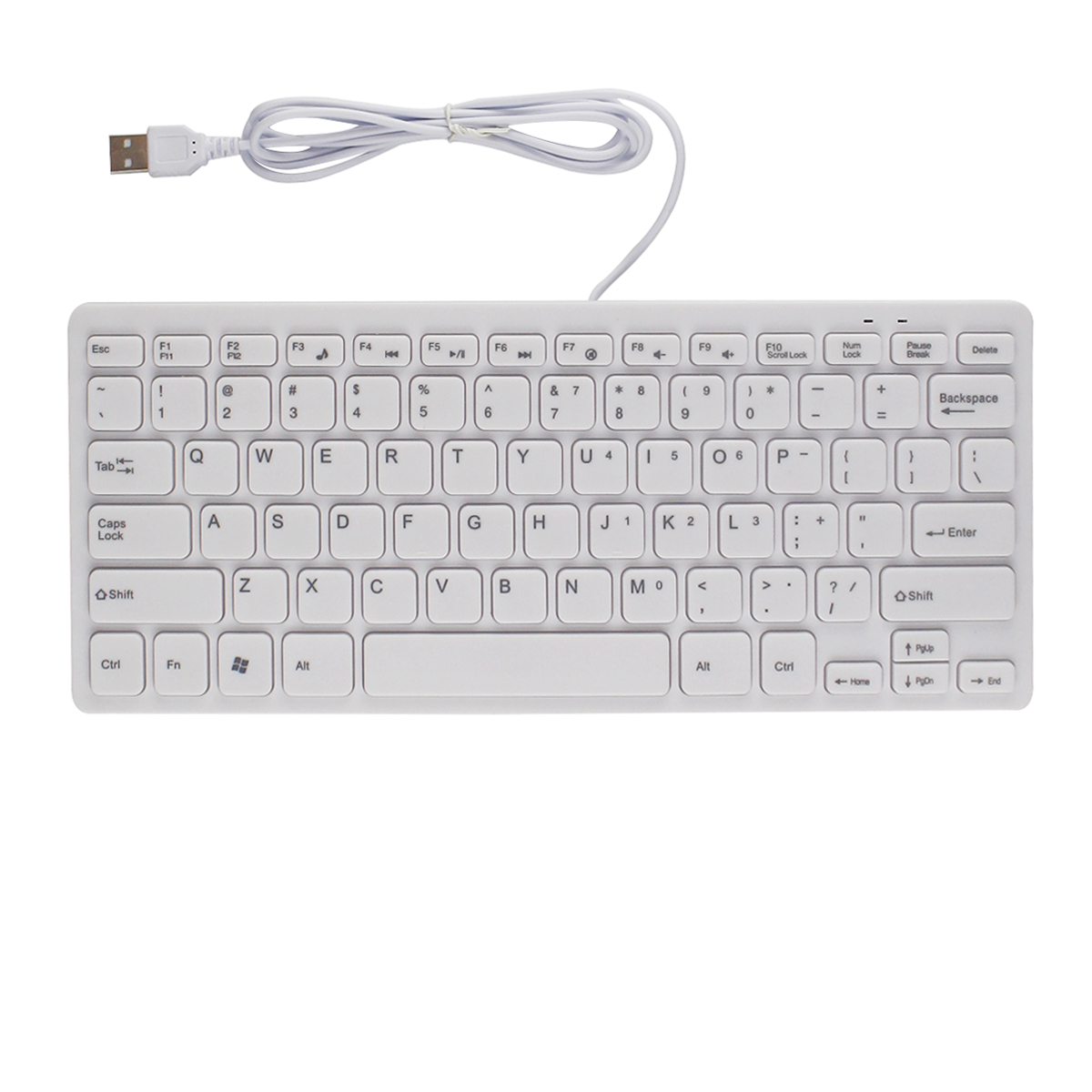 Laptop External White standard wired keyboard