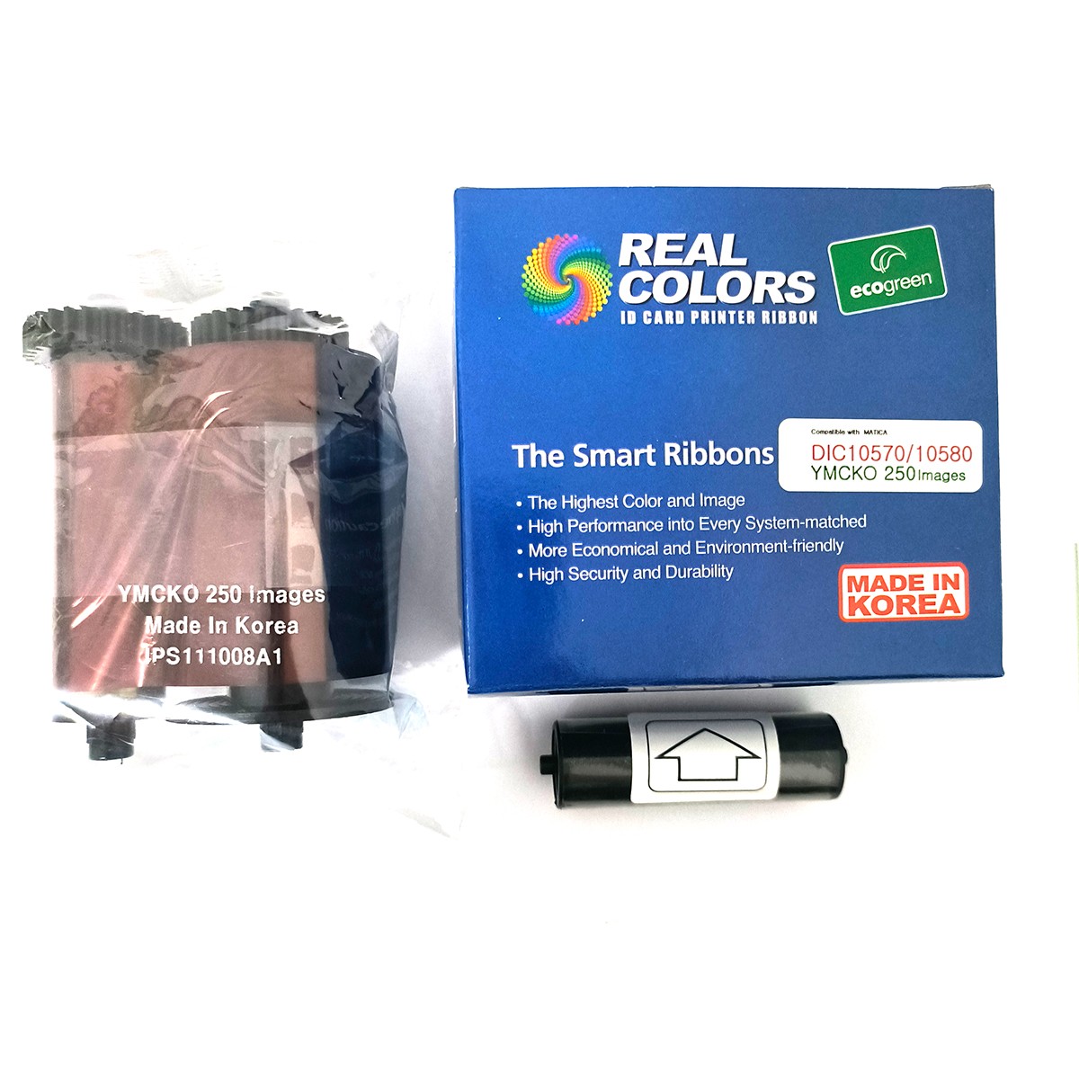 DIC10580 YMCKO 250 sheets color ribbon MATICA(EDI)DCP350