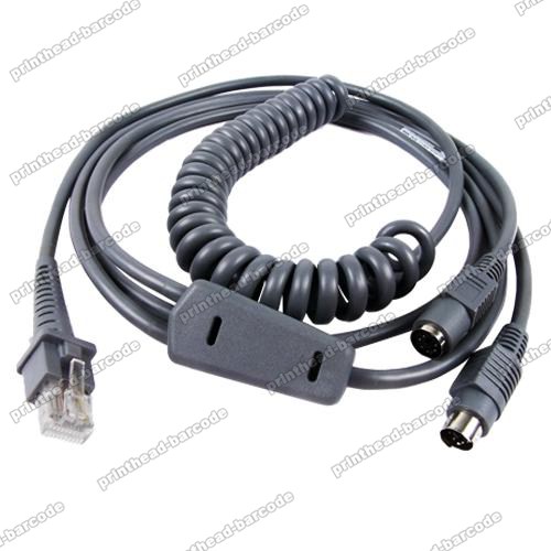 For Datalogic GD4130 QD2130 Coiled PS2 KBW Cable 3M Compatible