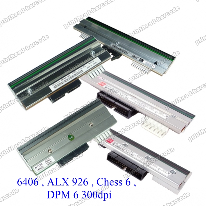 Printhead for Avery 6406/ALX 926/Chess 6/DPM 6 300dpi A0980