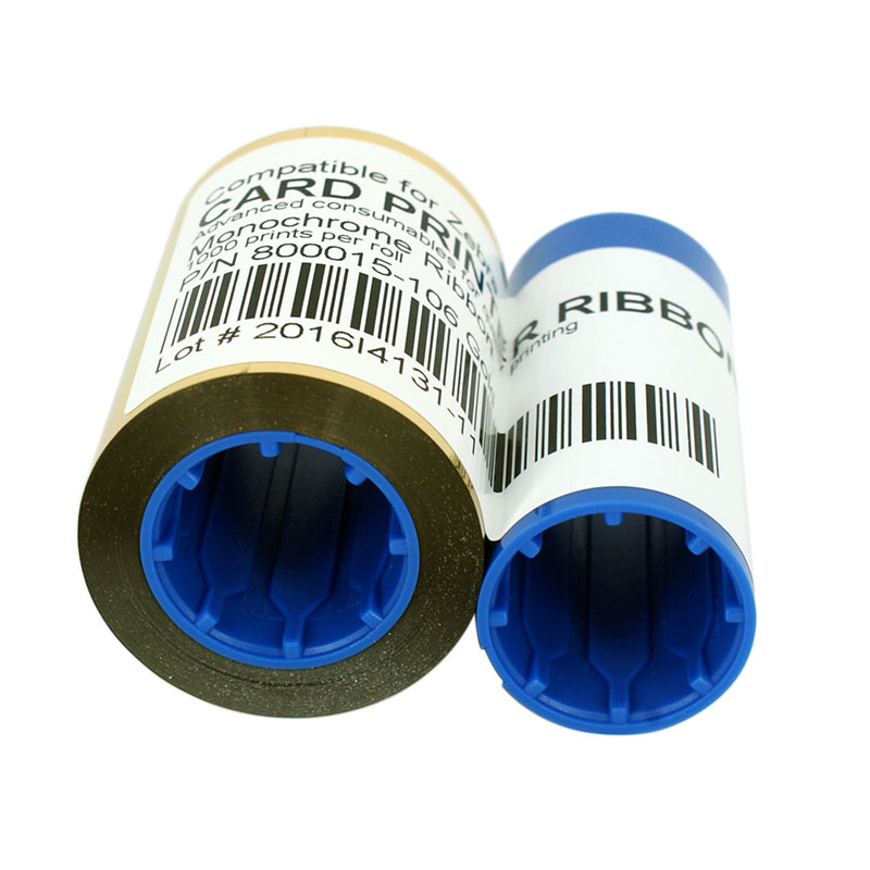 New Ribbon for Zebra P300 P310 P320 Printers 800015-106 Gold 100