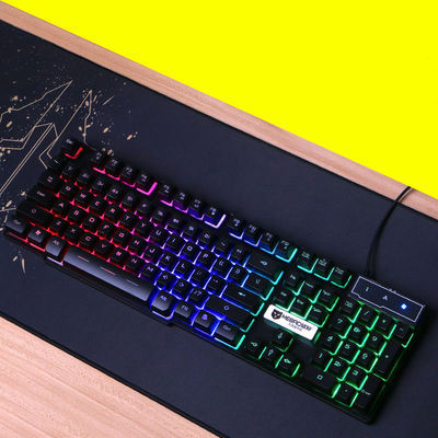 (image for) New 790 black single laptop keyboard-game glow edition USB